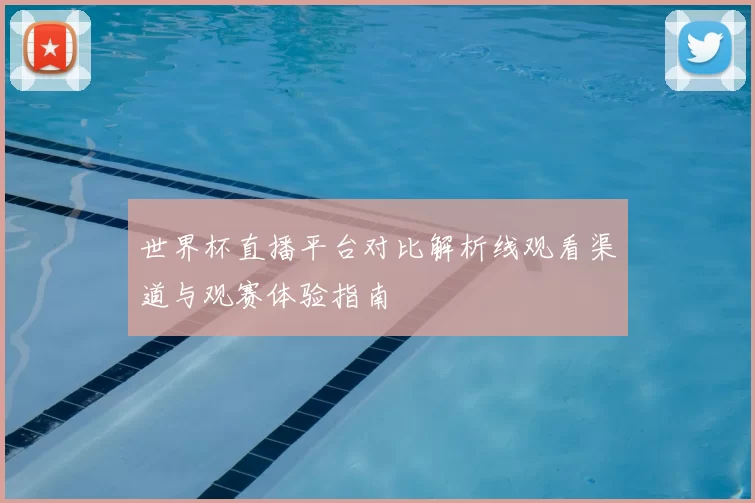 世界杯直播平台对比解析线观看渠道与观赛体验指南